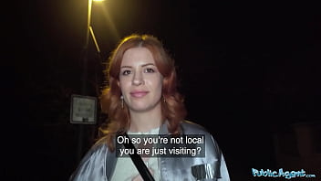 Fiery Ginger Public Agent Soaks My Cock With Her Squirting Surprise