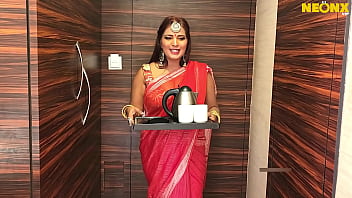 Desi Padosan Bhabhi Gets Wild And Raw With Her Devar, Moaning Loudly As He Pounds Her Deep And Hard.