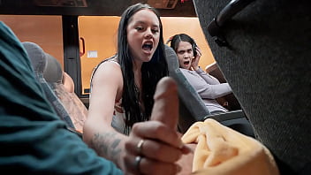 Covert Public Bus Fuck With A Naughty Teen