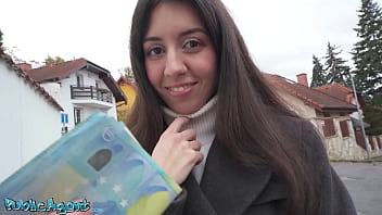 Sultry Russian Minx Katty West Gets Picked Up By A Public Agent And Taken For A Wild Pov Ride, Gagging On His Massive Cock Before Getting Pounded Hardcore.