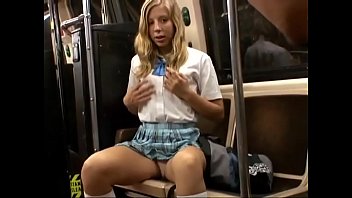 Sultry Blonde Slut Spreads Wide For A Wild Bus Gangbang