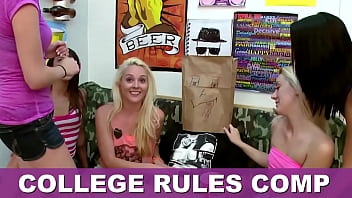 Wild College Nights: Teen Sluts Get Ravaged By Frat Boys In Dorm Room Orgies With Sadie Holmes, Keisha Grey, Dillion Carter & More!