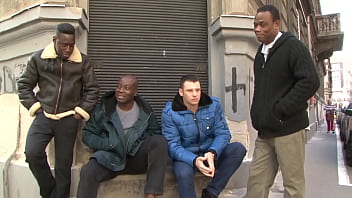 Greedy Romanian Whore Gets Stretched By Two Massive Black Cocks In A Filthy Dp Gangbang.