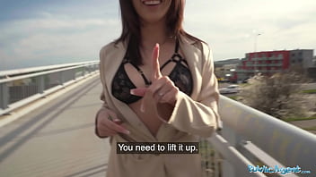 A Sultry Brunette Public Agent Flaunts Her Incredible Tits And Ass Before Giving Mind-blowing Head And Taking A Hard, Deep Fuck