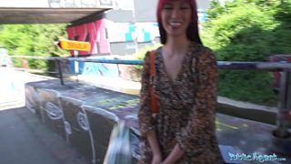 Sultry Stranger With A Perfect Face And Juicy Bubble Butt Gets Soaked In Public Fuck
