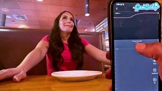 Public Lunchtime Pleasure: Unleashing My Interactive Toy Orgasm For All To See