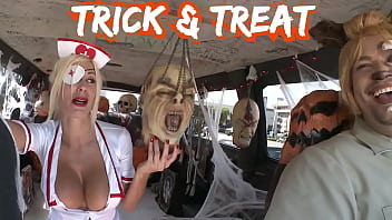 Halloween Fuck Fest: Puma Swede Gets Ravaged On The Bang Bus