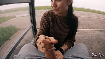 A Reckless Public Blowjob At The Bus Stop, Exposed And Daring.
