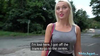 Lost Stranger Pounds Blonde Public Agent In Wild Encounter