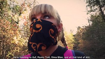 Karina’s Wild Outdoor Throat Game: A Stalker’s Mouth Devours A Guard’s Cock At A Deserted Camp