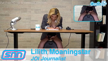 Live On Air: Tv Anchor Climaxes Hard On Sybian