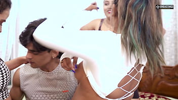 Desi Yoga Teacher Ravaged By Dominant Lady Gang In Outdoor Orgy (hindi Audio)