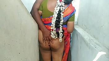 Sultry Tamil Aunty With Flowing Locks Seduces Her Young Servant Boy In A Steamy Forbidden Affair.